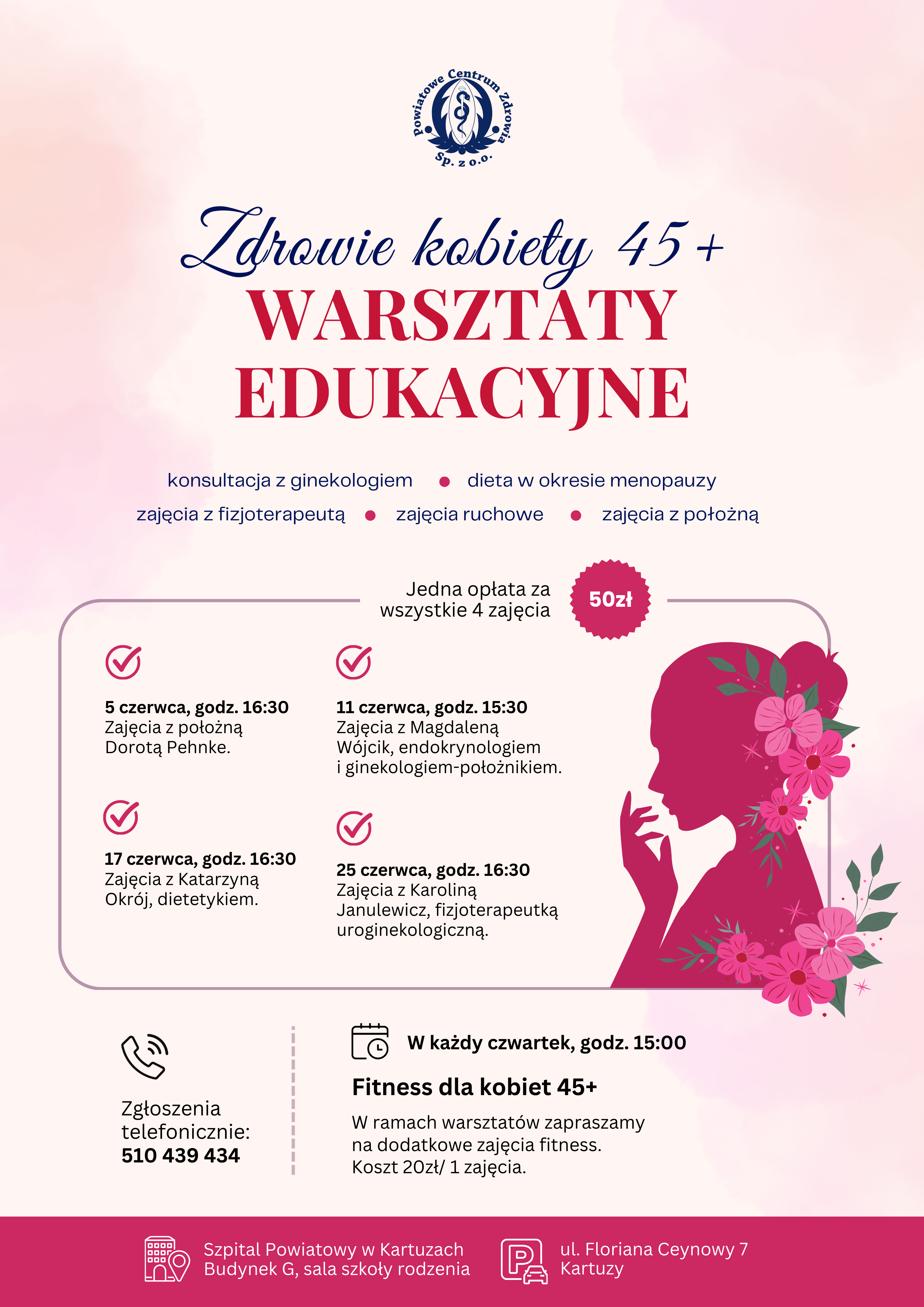 Warsztaty edukacyjne Zdrowie kobiety 45+